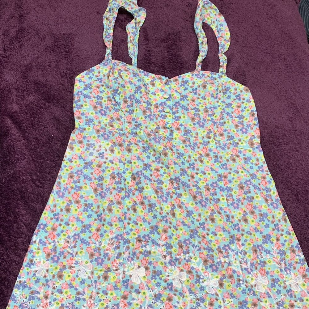 Want and Need Mini Floral  Summer Dress M
